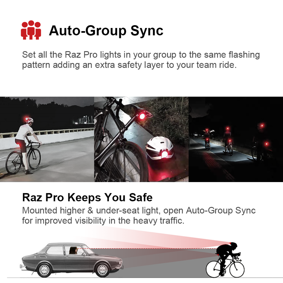 raz pro bike tail light